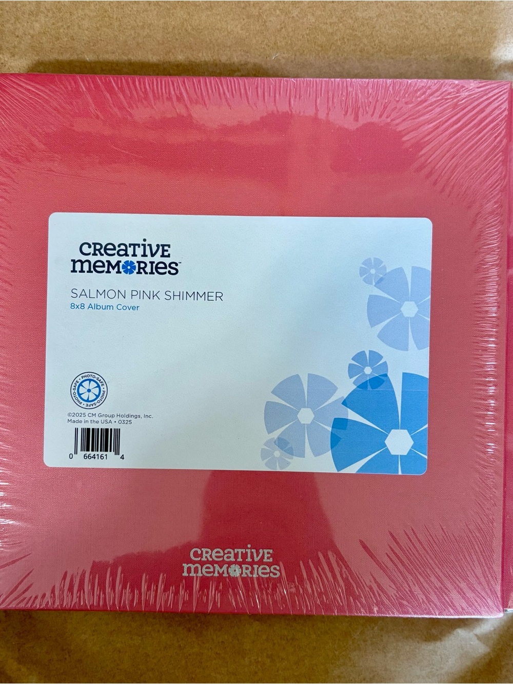 NLA Creative Memories Shimmery Salmon Pink Album Cover